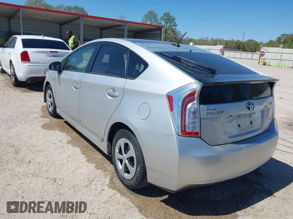 2015 Toyota Prius Four with VIN JTDKN3DUXF0428837, listed as a IAAI auction lot 41848140 with 70,597 mi miles. Bid and sale history available at carsss.com. Image 3.