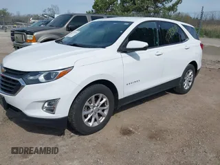 2018 Chevrolet Equinox LT z VIN 3GNAXJEV0JS648014, wystawiony jako IAAI lot #42193818 z przebiegiem 96 146 mil mil oraz . Historia ofert i sprzedaży dostępna na DreamBid. Obrazek 2.