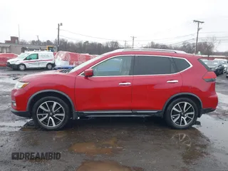 2017 Nissan Rogue S with VIN JN8AT2MVXHW278799, listed as a IAAI auction lot 41838458 with 84,742 mi miles and . Bid and sale history available at DreamBid. Image 14.