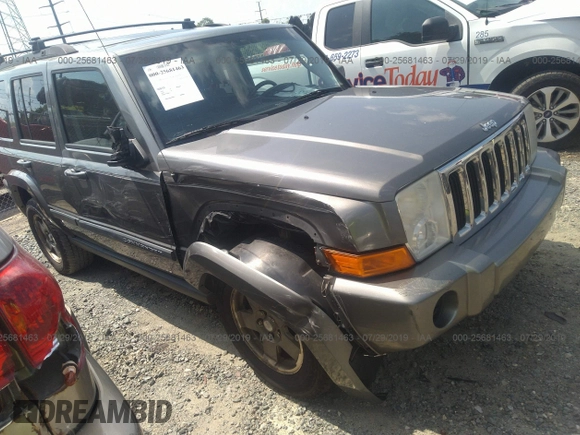 2007 Jeep Commander Sport with VIN 1J8HG48K67C685375, listed as a IAAI auction lot 41677992 with 254,243 mi miles and . Bid and sale history available at DreamBid. Image 1.