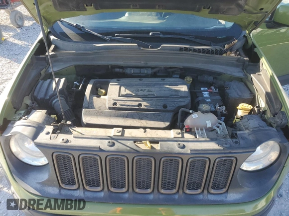 2016 Jeep Renegade Latitude with VIN ZACCJABW7GPC82868, listed as a Copart auction lot 75695084 with 109,790 mi miles and Salvage Title. Bid and sale history available at DreamBid. Image 12.