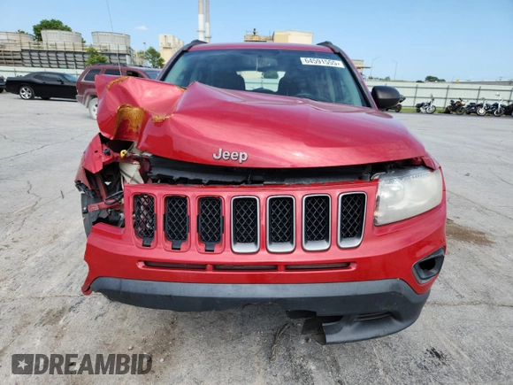 2016 Jeep Compass Sport z VIN 1C4NJCBAXGD727000, wystawiony jako Copart lot #64591555 z przebiegiem 154 441 mil mil oraz Czysty tytuł • Clean title. Historia ofert i sprzedaży dostępna na DreamBid. Obrazek 5.