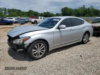 2018 Infiniti Q70 Luxe with VIN JN1BY1AP2JM180906, listed as a Copart auction lot 56414085 with 165,981 mi miles and Salvage title. Bid and sale history available at DreamBid. Image 1.