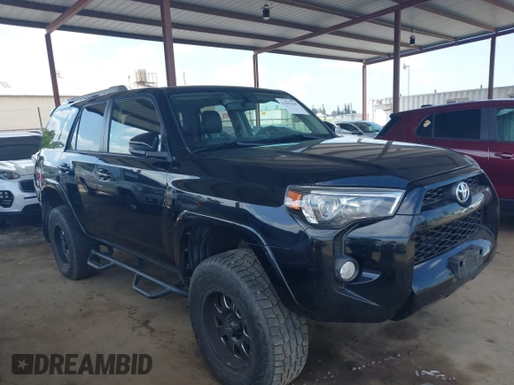 2018 Toyota 4Runner SR5 with VIN JTEBU5JR0J5607121, listed as a IAAI auction lot 42042949 with 156,625 mi miles and . Bid and sale history available at DreamBid. Image 1.