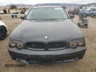 2003 BMW 7 Series 745i with VIN WBAGL63463DP64498, listed as a Copart auction lot 82183384 with 120,003 mi miles and Clean title. Bid and sale history available at DreamBid. Image 5.