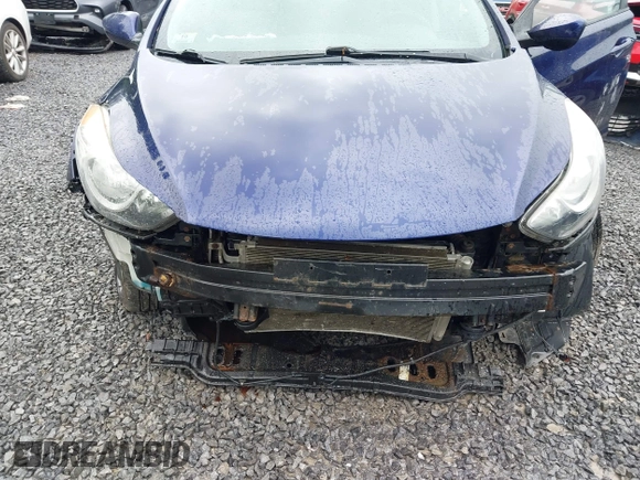 2013 Hyundai Elantra GLS with VIN 5NPDH4AE3DH179834, listed as a IAAI auction lot 42411000 with 113,198 mi miles and . Bid and sale history available at DreamBid. Image 6.