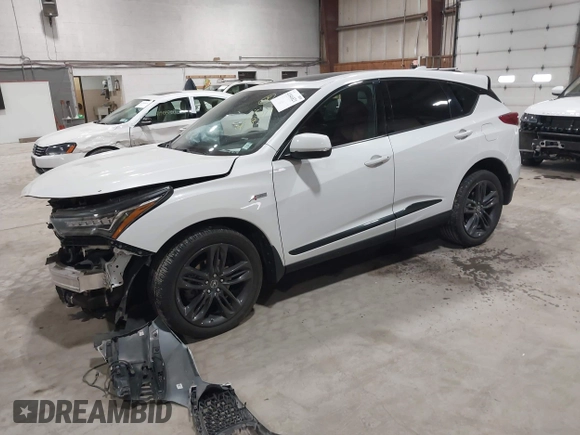 2021 Acura RDX w/A-Spec Package with VIN 5J8TC2H69ML803565, listed as a IAAI auction lot 41846821 with 36,452 mi miles and . Bid and sale history available at DreamBid. Image 2.