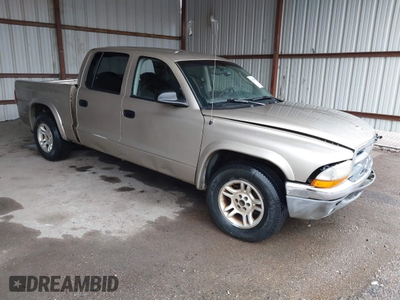 2003 Dodge Dakota SLT with VIN 1D7HL48N93S303911, listed as a IAAI auction lot 41536555 with 383,306 mi miles. Bid and sale history available at carsss.com. Image 1.