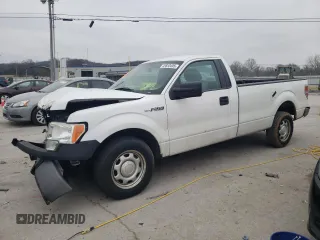 2013 Ford F-150 XL with VIN 1FTNF1CF3DKD51179, listed as a Copart auction lot 43833495 with 209,552 mi miles and Salvage Title. Bid and sale history available at carsss.com. Image 1.