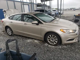 2017 Ford Fusion S with VIN 3FA6P0G75HR319615, listed as a Copart auction lot 51743475 with 128,915 mi miles and Salvage Title. Bid and sale history available at carsss.com. Image 4.