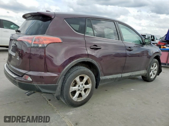 2018 Toyota RAV4 LE with VIN 2T3BFREV0JW713641, listed as a Copart auction lot 55113905 with 58,617 mi miles and Salvage Title. Bid and sale history available at carsss.com. Image 3.