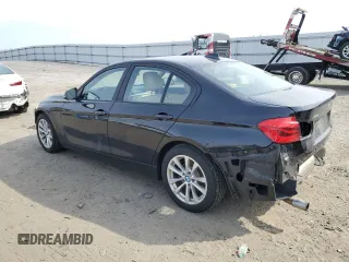 2018 BMW 3 Series 320i xDrive with VIN WBA8E5G52JNU47627, listed as a Copart auction lot 46192395 with 61,349 mi miles and Salvage Title. Bid and sale history available at carsss.com. Image 2.