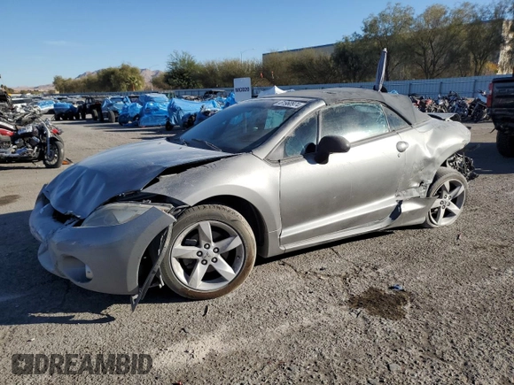 2007 Mitsubishi Eclipse GS with VIN 4A3AL25F27E024976, listed as a Copart auction lot 81960974 with 133,462 mi miles and Salvage Title. Bid and sale history available at carsss.com. Image 1.