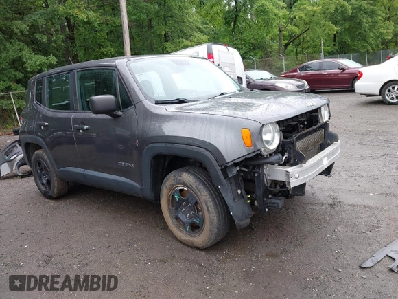 2017 Jeep Renegade Sport with VIN ZACCJBAB1HPG08122, listed as a IAAI auction lot 42314090 with 113,500 mi miles and . Bid and sale history available at DreamBid. Image 1.