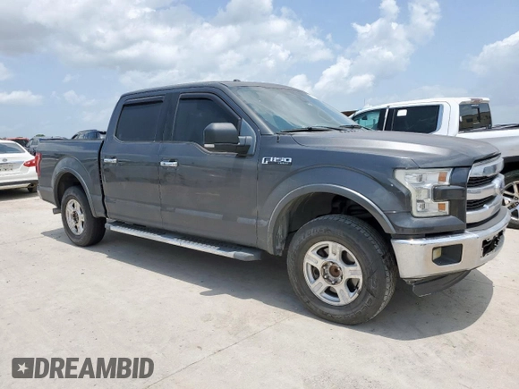 2015 Ford F-150 XL with VIN 1FTEW1CFXFFA53238, listed as a Copart auction lot 61612925 with 120,315 mi miles and Salvage title. Bid and sale history available at DreamBid. Image 4.