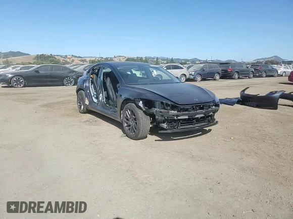 2025 Tesla Model 3 Long Range with VIN 5YJ3E1EA4SF978477, listed as a Copart auction lot 58525905 with 1,531 mi miles and Salvage title. Bid and sale history available at DreamBid. Image 14.