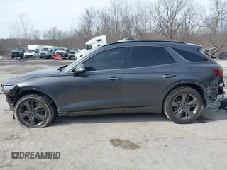 2022 Genesis GV70 Sport with VIN KMUMCDTC6NU028274, listed as a IAAI auction lot 41613720 with 46,522 mi miles and . Bid and sale history available at DreamBid. Image 14.