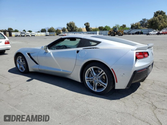 2017 Chevrolet Corvette 1LT with VIN 1G1YB2D77H5109076, listed as a Copart auction lot 62728585 with 97,910 mi miles and Salvage title. Bid and sale history available at DreamBid. Image 2.