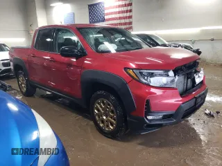2021 Honda Ridgeline Sport with VIN 5FPYK3F16MB011226, listed as a Copart auction lot 48202025 with 34,030 mi miles and Salvage title. Bid and sale history available at DreamBid. Image 4.