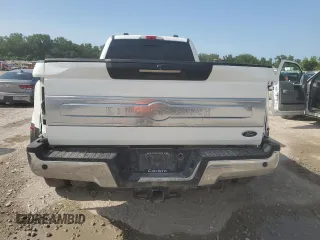 2021 Ford F-350 XL with VIN 1FT8W3DT1MED18581, listed as a Copart auction lot 63862105 with 145,308 mi miles and Salvage title. Bid and sale history available at DreamBid. Image 6.