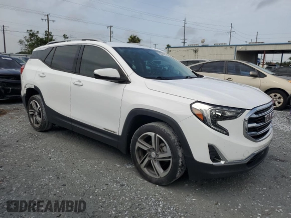 2020 GMC Terrain SLT with VIN 3GKALPEV0LL137699, listed as a Copart auction lot 59881095 with 129,314 mi miles and Non repairable. Bid and sale history available at DreamBid. Image 4.