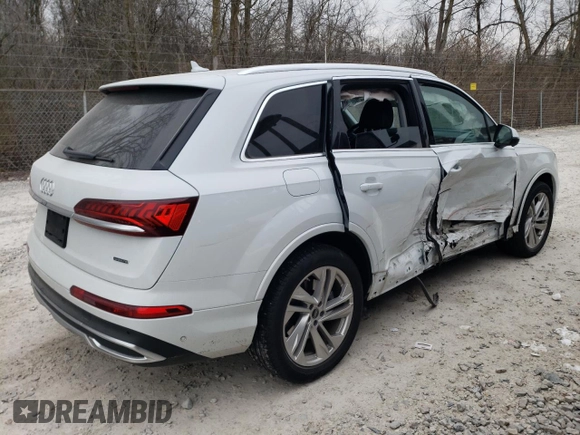 2023 Audi Q7 Premium z VIN WA1AXBF78PD012961, wystawiony jako Copart lot #83528094 z przebiegiem 31 698 mil mil oraz Szkoda całkowita • Salvage title. Historia ofert i sprzedaży dostępna na DreamBid. Obrazek 3.