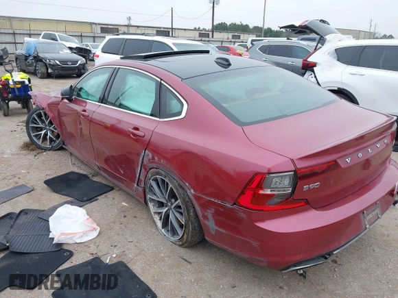 2018 Volvo S90 Momentum z VIN LVY982MK6JP034663, wystawiony jako IAAI lot #41555753 z przebiegiem 112 258 mil mil oraz . Historia ofert i sprzedaży dostępna na DreamBid. Obrazek 3.