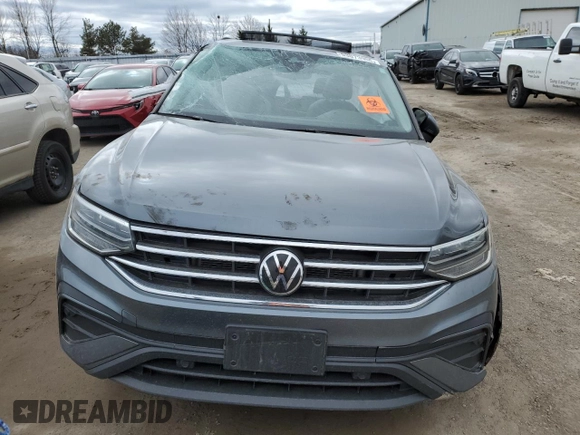 2023 Volkswagen Tiguan SE with VIN 3VVMB7AX7PM026782, listed as a Copart auction lot 53073905 with Not provided miles and Non repairable. Bid and sale history available at DreamBid. Image 5.
