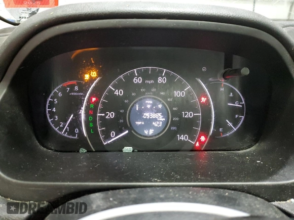 2016 Honda CR-V LX with VIN 5J6RM4H32GL075724, listed as a Copart auction lot 51073565 with 53,885 mi miles and Clean Title. Bid and sale history available at carsss.com. Image 9.
