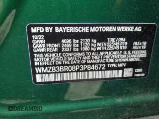 2023 MINI Countryman Cooper S z VIN WMZ83BR08P3P84672, wystawiony jako Copart lot #53982075 z przebiegiem 9 858 mil mil oraz Szkoda całkowita • Salvage title. Historia ofert i sprzedaży dostępna na DreamBid. Obrazek 13.
