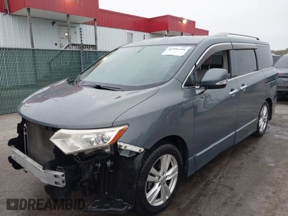 2012 Nissan Quest SL with VIN JN8AE2KP0C9043348, listed as a IAAI auction lot 41996448 with 114,667 mi miles and . Bid and sale history available at carsss.com. Image 19.