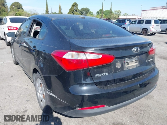 2015 Kia Forte LX with VIN KNAFK4A64F5361917, listed as a IAAI auction lot 42002697 with 110,943 mi miles. Bid and sale history available at carsss.com. Image 3.
