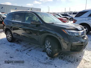 2021 Honda Pilot EX-L with VIN 5FNYF6H53MB102839, listed as a Copart auction lot 44571005 with 157,614 mi miles and Non Repairable. Bid and sale history available at DreamBid. Image 4.
