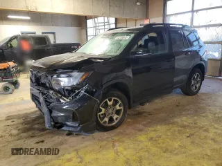 2023 Honda Passport TrailSport with VIN 5FNYF8H66PB028373, listed as a Copart auction lot 44258865 with 23,951 mi miles and Salvage Title. Bid and sale history available at carsss.com. Image 1.