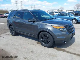 2015 Ford Explorer Sport with VIN 1FM5K8GT7FGC46957, listed as a IAAI auction lot 42041474 with 148,592 mi miles. Bid and sale history available at carsss.com. Image 1.