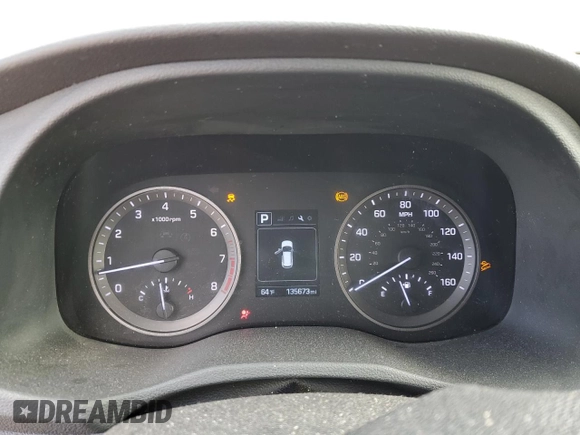 2017 Hyundai Tucson SE with VIN KM8J33A40HU330073, listed as a Copart auction lot 50713935 with 135,673 mi miles and Salvage Title. Bid and sale history available at DreamBid. Image 9.