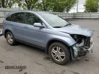 2010 Honda CR-V EX-L with VIN 5J6RE4H70AL097972, listed as a Copart auction lot 60987855 with 146,634 mi miles and Salvage title. Bid and sale history available at DreamBid. Image 4.