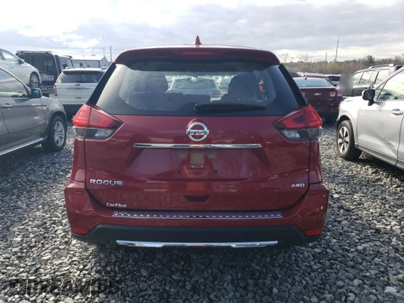 2017 Nissan Rogue S with VIN JN8AT2MV5HW275566, listed as a Copart auction lot 51106535 with 96,478 mi miles and Salvage Title. Bid and sale history available at carsss.com. Image 6.