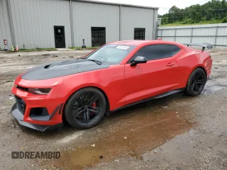 2019 Chevrolet Camaro ZL1 with VIN 1G1FK1R60K0148663, listed as a Copart auction lot 64616534 with 49,008 mi miles and Salvage Title. Bid and sale history available at carsss.com. Image 1.