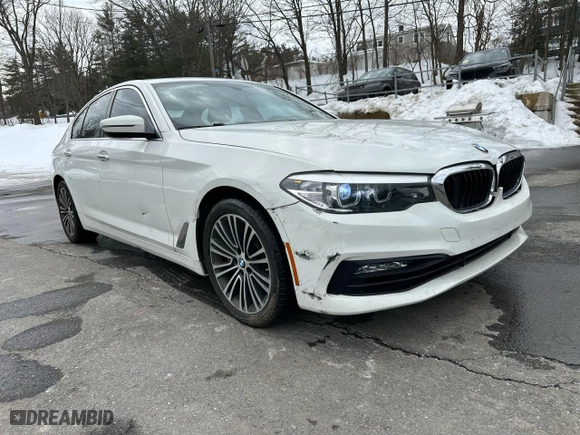 2018 BMW 5 Series 530i xDrive with VIN WBAJA7C59JWA72072, listed as a Copart auction lot 47039665 with 45,151 mi miles and Clean Title. Bid and sale history available at carsss.com. Image 4.