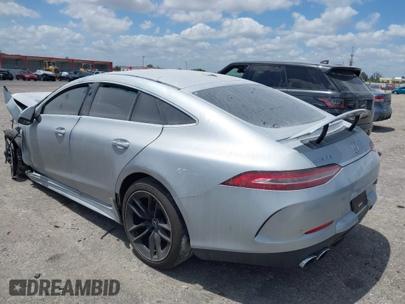 2021 Mercedes-Benz AMG GT 43 z VIN W1K7X5KB0MA039134, wystawiony jako IAAI lot #42129975 z przebiegiem 50 856 mil mil oraz . Historia ofert i sprzedaży dostępna na DreamBid. Obrazek 3.
