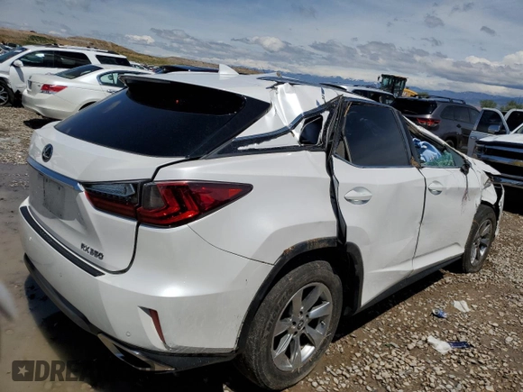 2019 Lexus RX 350 with VIN 2T2BZMCA7KC183590, listed as a Copart auction lot 55773505 with 41,239 mi miles and Salvage title. Bid and sale history available at DreamBid. Image 3.