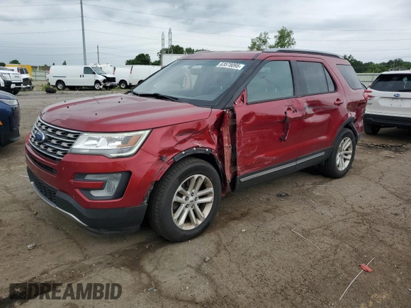 2017 Ford Explorer XLT z VIN 1FM5K7D80HGD01701, wystawiony jako Copart lot #63578095 z przebiegiem 104 632 mil mil oraz Czysty tytuł • Clean title. Historia ofert i sprzedaży dostępna na DreamBid. Obrazek 1.