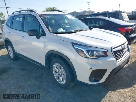 2020 Subaru Forester with VIN JF2SKADCXLH526608, listed as a IAAI auction lot 42002157 with 209,812 mi miles. Bid and sale history available at carsss.com. Image 1.