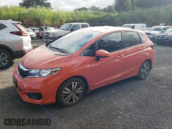 2020 Honda Fit EX with VIN 3HGGK5H83LM727121, listed as a Copart auction lot 82295034 with 44,561 mi miles and Salvage title. Bid and sale history available at DreamBid. Image 1.