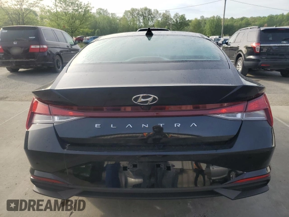 2023 Hyundai Elantra SEL with VIN KMHLS4AG5PU586509, listed as a Copart auction lot 54062625 with 15,961 mi miles and Salvage title. Bid and sale history available at DreamBid. Image 6.