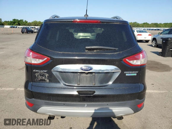 2015 Ford Escape Titanium with VIN 1FMCU0J95FUB59026, listed as a Copart auction lot 65047545 with 84,259 mi miles and Salvage title. Bid and sale history available at DreamBid. Image 6.