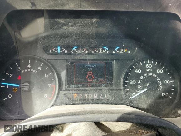 2020 Ford F-150 XL with VIN 1FTEX1CBXLFB07000, listed as a Copart auction lot 44165245 with 138,554 mi miles and Salvage Title. Bid and sale history available at DreamBid. Image 9.