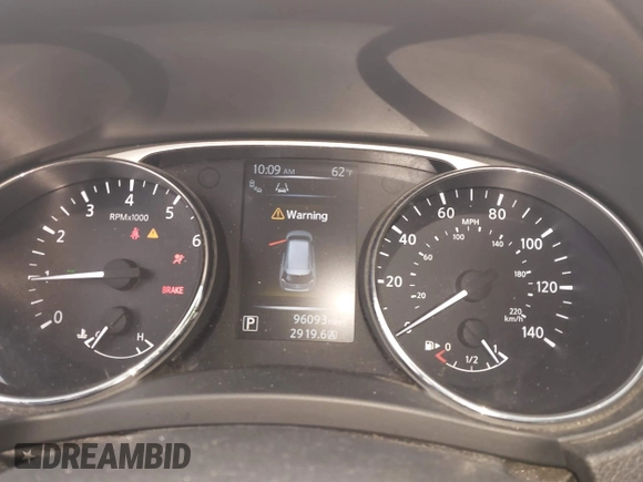 2014 Nissan Rogue SL with VIN 5N1AT2MV9EC823699, listed as a IAAI auction lot 42037833 with 96,093 mi miles. Bid and sale history available at carsss.com. Image 7.