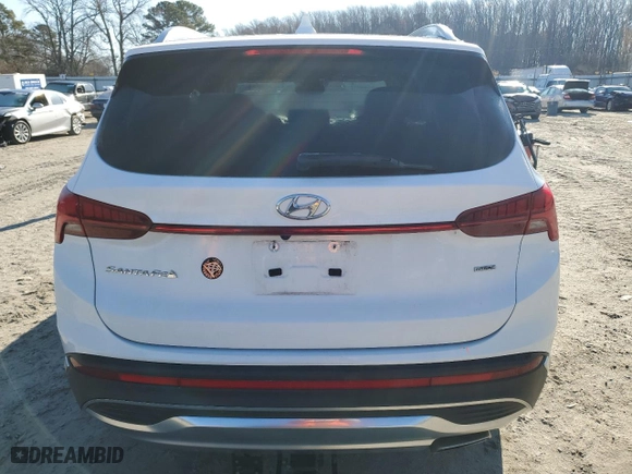2021 Hyundai Santa Fe SEL with VIN 5NMS3DAJ7MH352545, listed as a Copart auction lot 45741865 with 82,156 mi miles and Salvage Title. Bid and sale history available at carsss.com. Image 6.